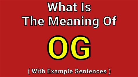 g o g o g|OG Meaning & Origin .